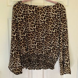 Michael Kors Leopard Blouse